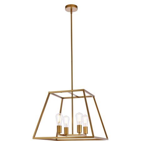 Declan 20 Inch Pendant In Brass